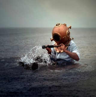 Illustration for article titled A victim of sleep-paralysis recreates his visions in photographs